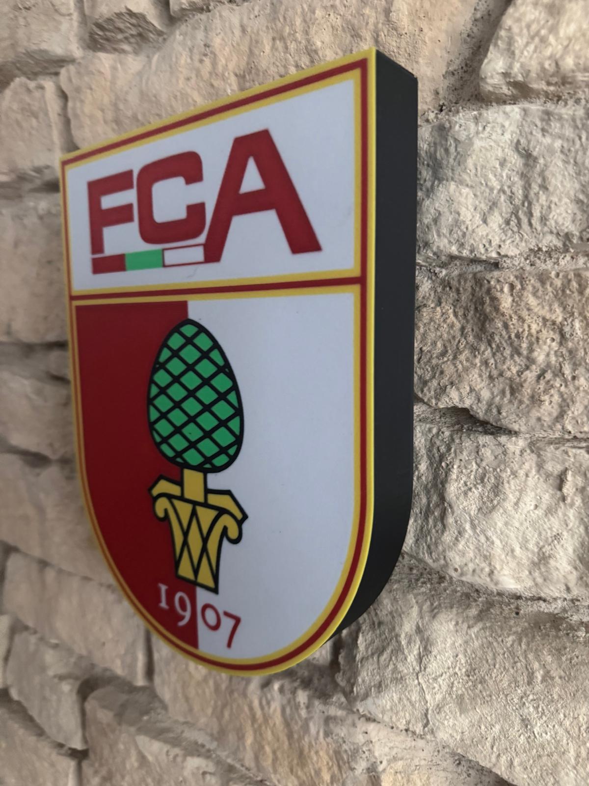 FC Augsburg LED Lampe