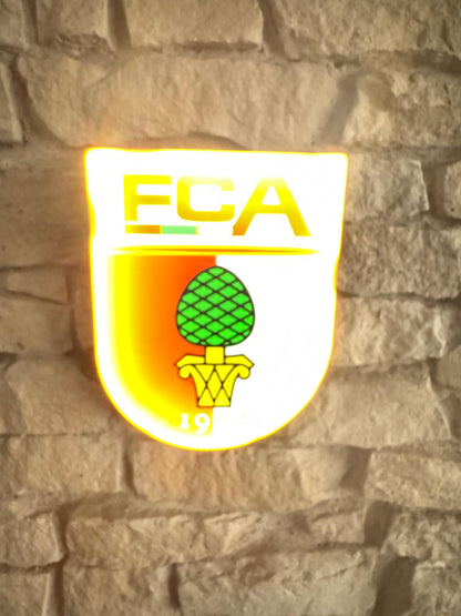 FC Augsburg LED Lampe