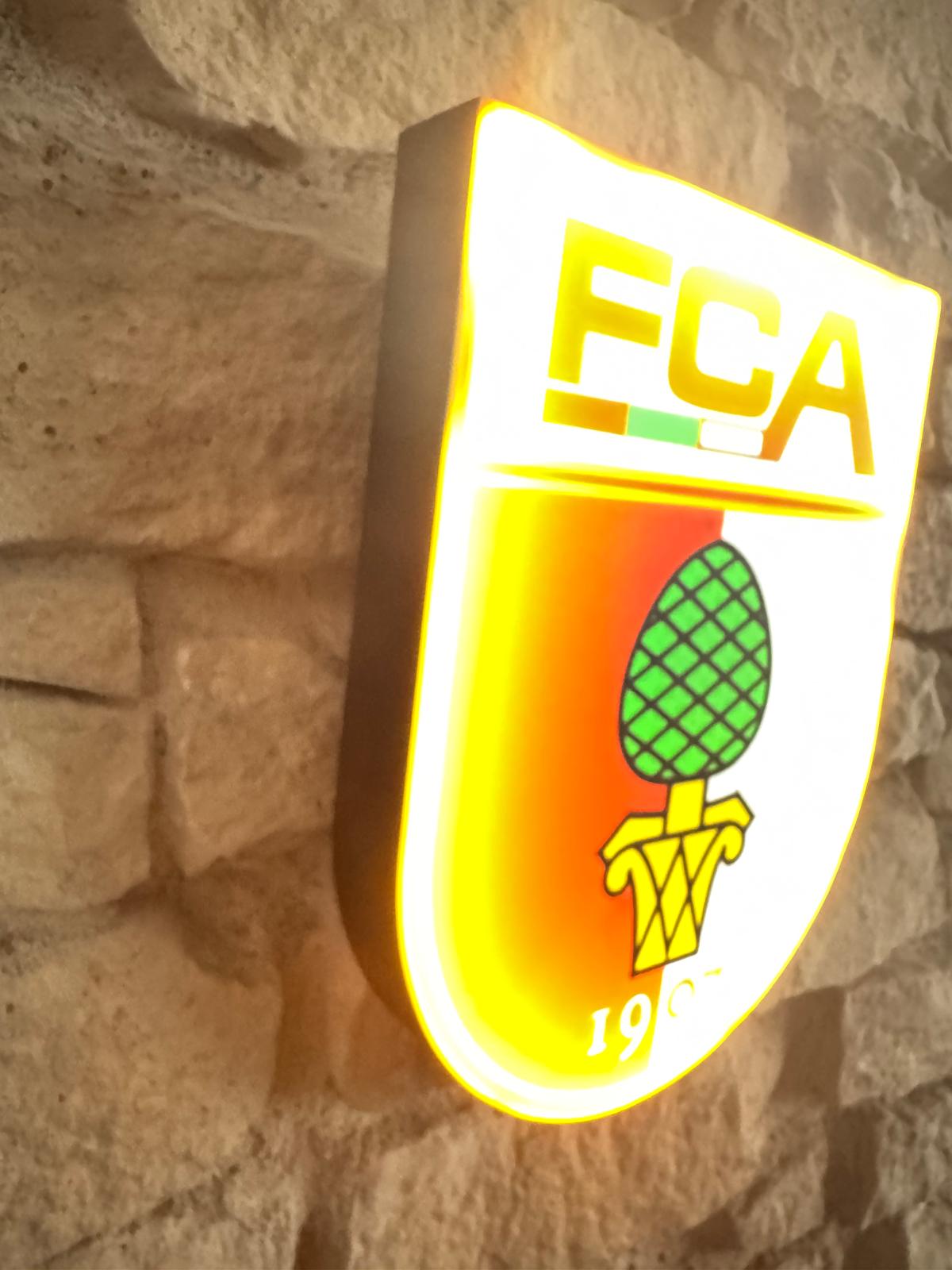 FC Augsburg LED Lampe
