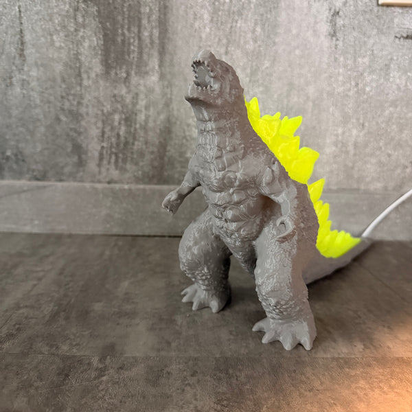 USB-Anschluss der Godzilla Lampe, LED-Rückenbeleuchtung