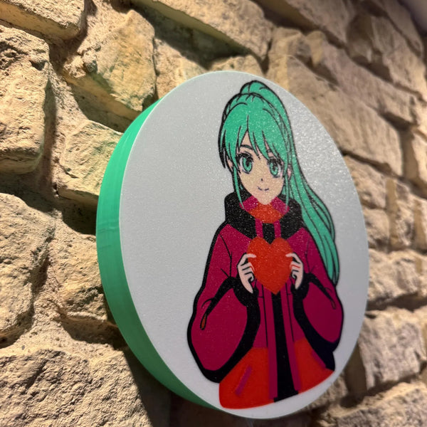 Manga Mit Herz LED Lampe