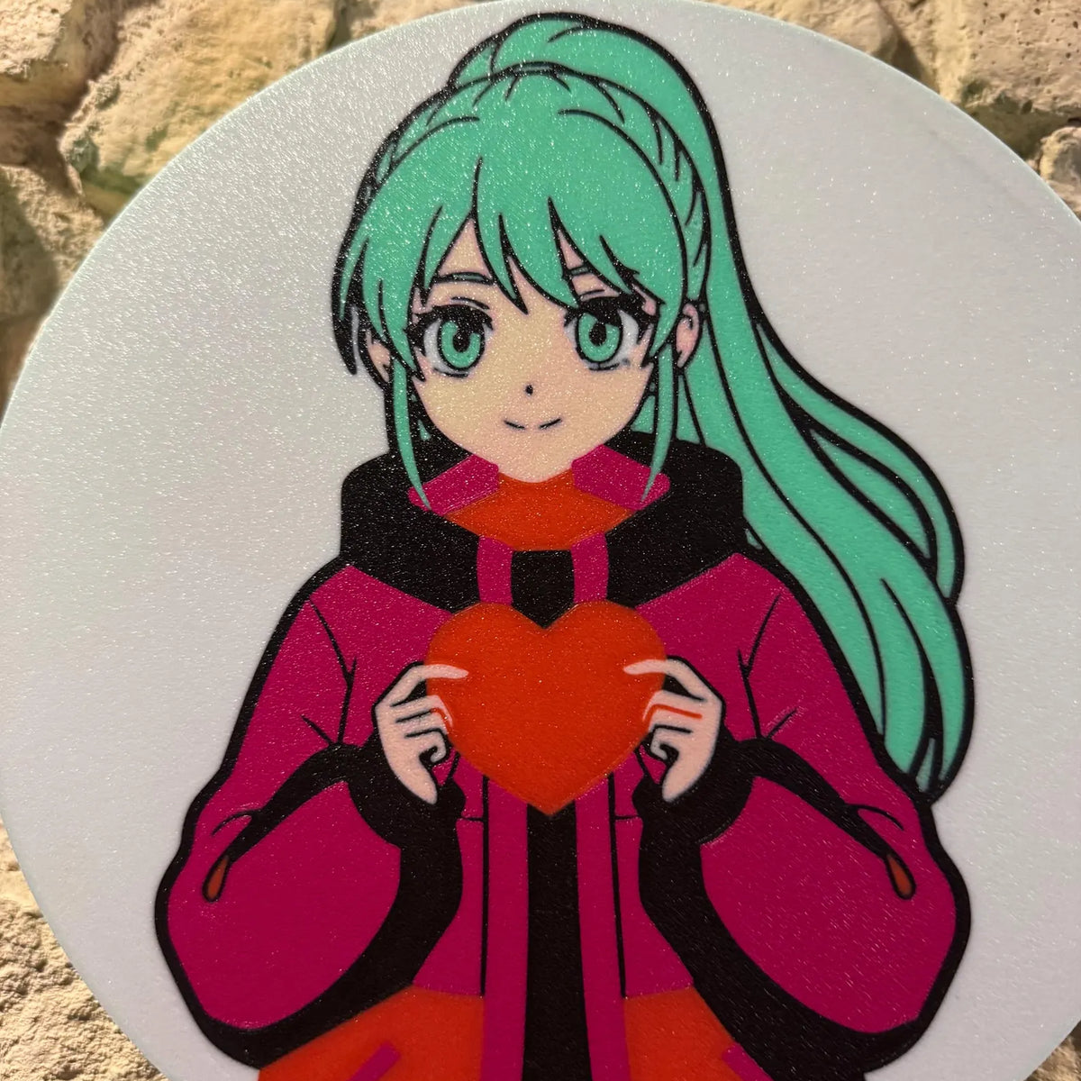 Manga Mit Herz LED Lampe