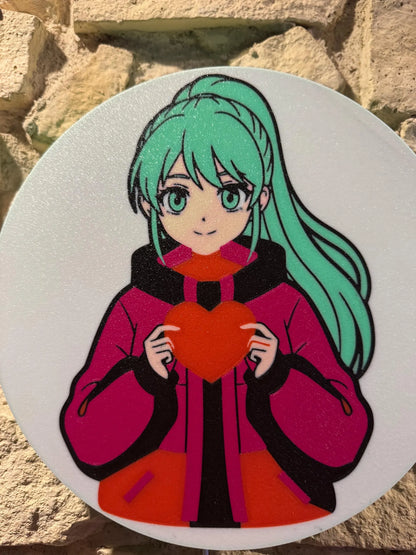 Manga Mit Herz LED Lampe