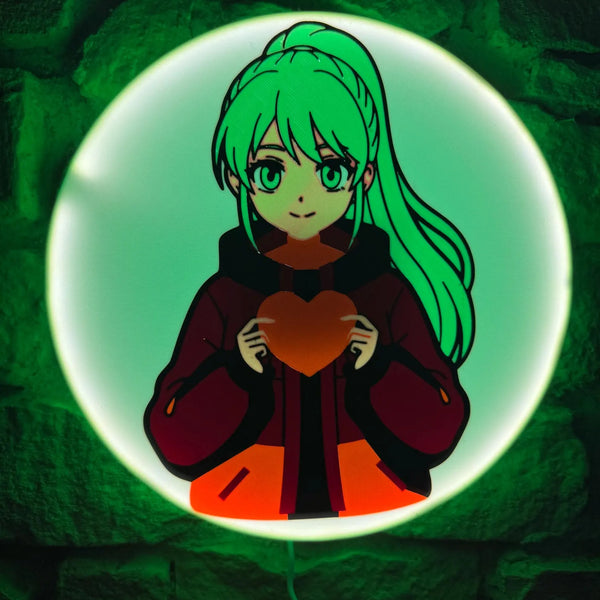 Manga Mit Herz LED Lampe