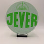 Runde Jever LED-Lampe in 23 cm, 3D-gedrucktes Logo, Frontansicht