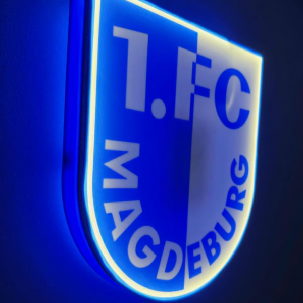 1. FC Magdeburg LED Lampe