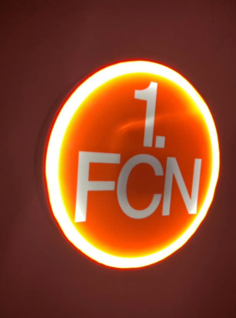 1. FC Nürnberg LED Lampe