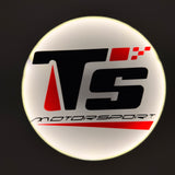 Detailaufnahme der 3D-Druck-Struktur der TS Motorsport Lampe